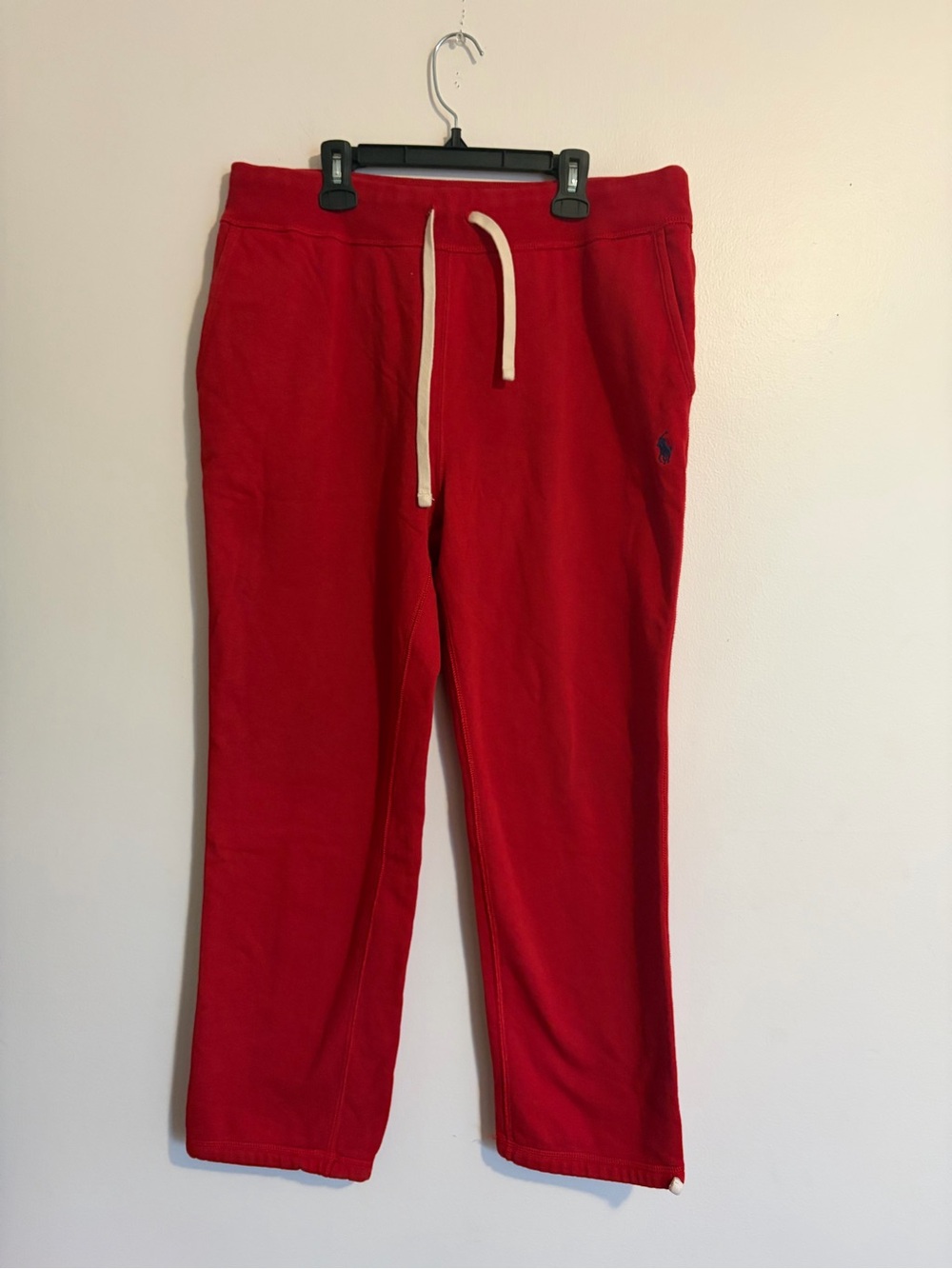 Polo by Ralph Lauren Bright Red Drawstring Joggers